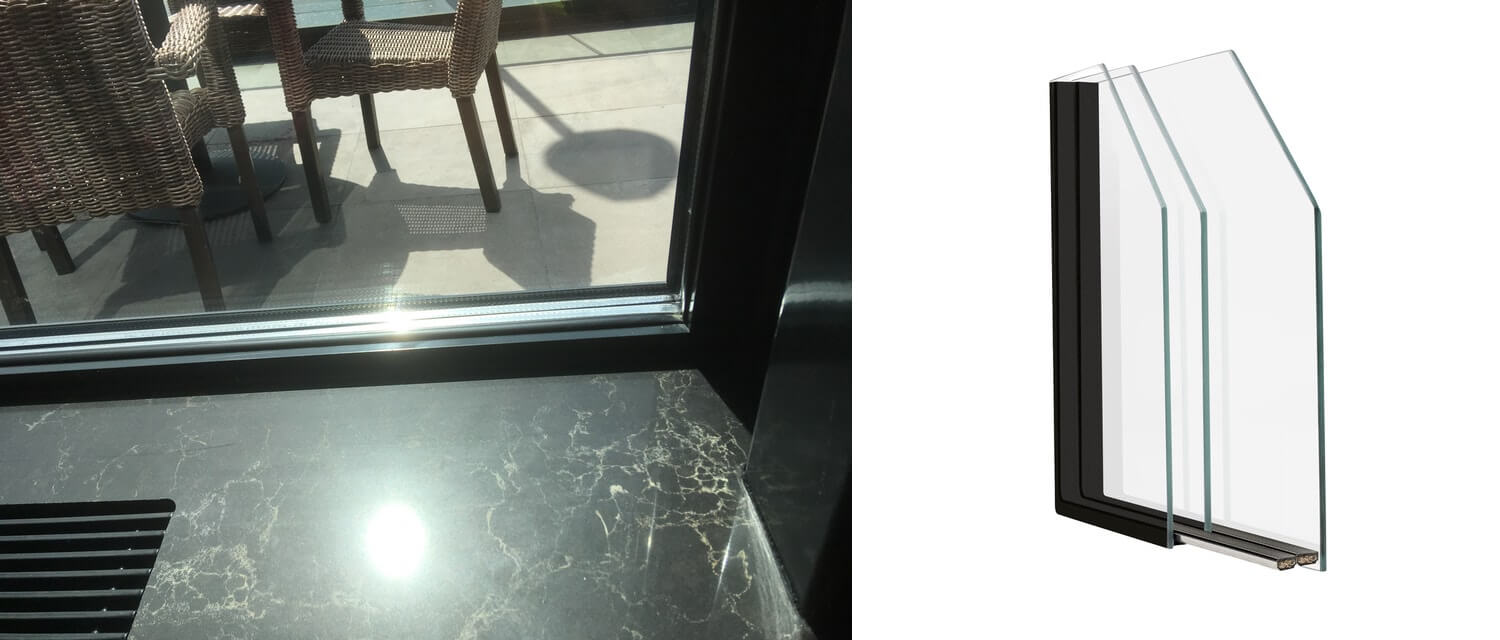 vandaglas bv | Triple glas hinderlijke schittering alu spacer vs warm-edge spacer